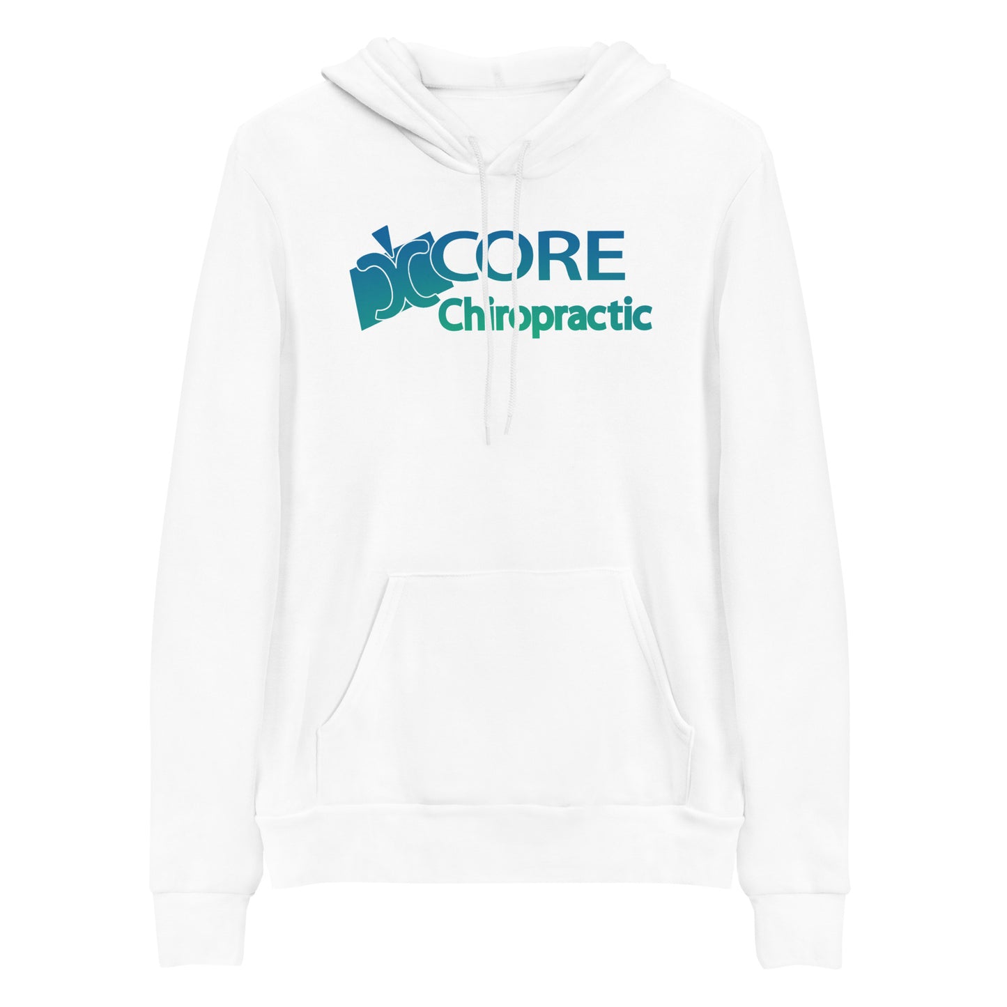 Blue/Green Fade - CORE Chiropractic Logo Sweatshirt - Unisex hoodie